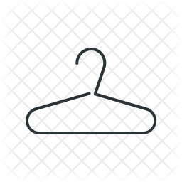 256x256 Clothes, Rack, Clothing, Hanger, Fashion, Wardrobe Icon Of Line