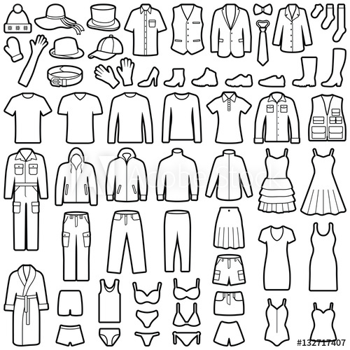 500x500 Clothes Icon Collection