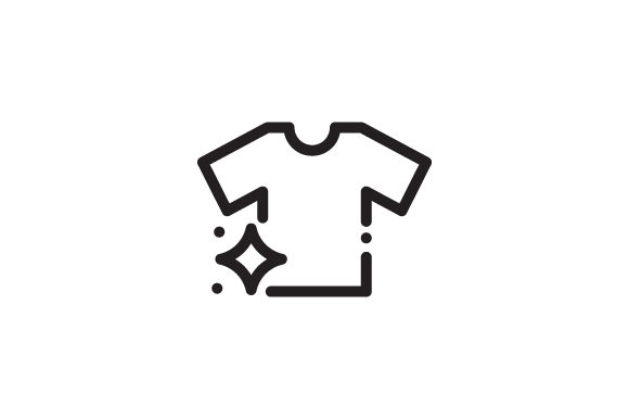 580x386 Clean Clothes Icon Graphic