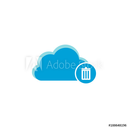 Cloud Computing Icon, Trash Bn 500x500 Cloud Computing Icon, Trash Bn