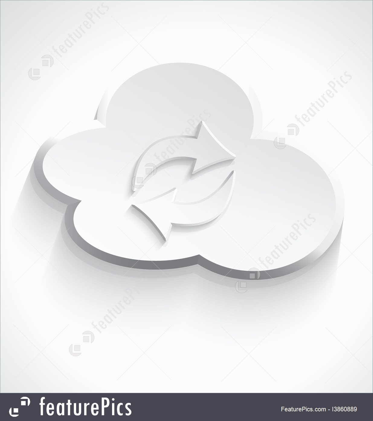 Illustration Of White Cloud Computing Sink Icon 1235x1392 Illustration Of White Cloud Computing Sink Icon