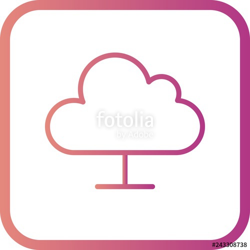 Vector Cloud Computing Icon Stock Image And Royalty Free Vector 500x500 Vector Cloud Computing Icon Stock Image And Royalty Free Vector