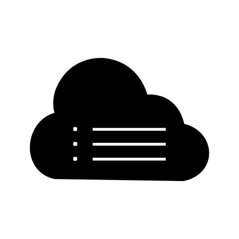 Cloud Data Vector Icon 490x490 Cloud Data Vector Icon