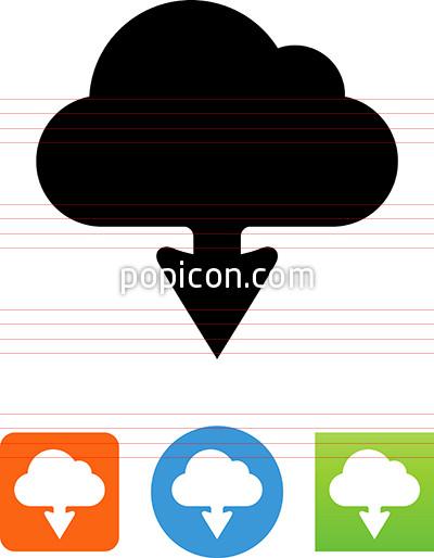 400x514 Cloud Download Arrow Icon