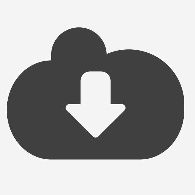 640x640 Cloud Download Icon, Arrow, Cloud Download, Cartoon Png