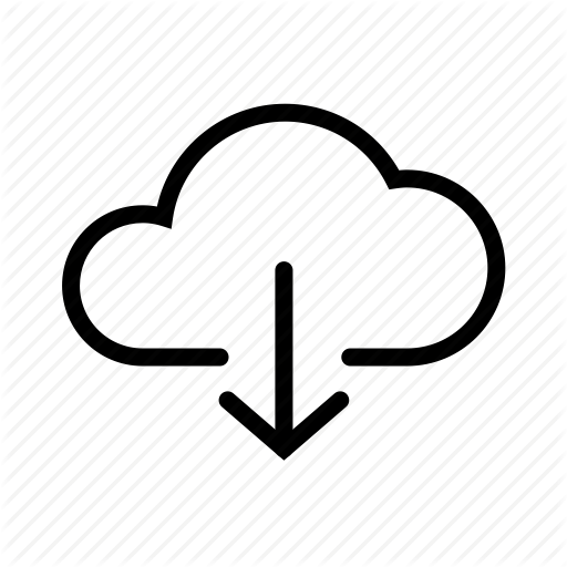 512x512 Arrow, Cloud, Down, Download Icon