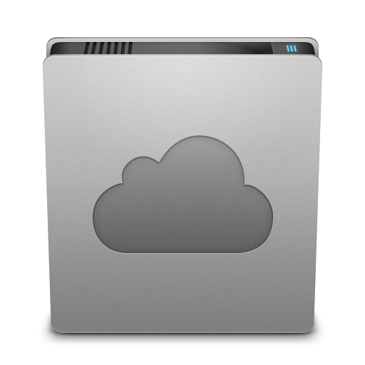 512x512 Hard Drive Cloud Icon