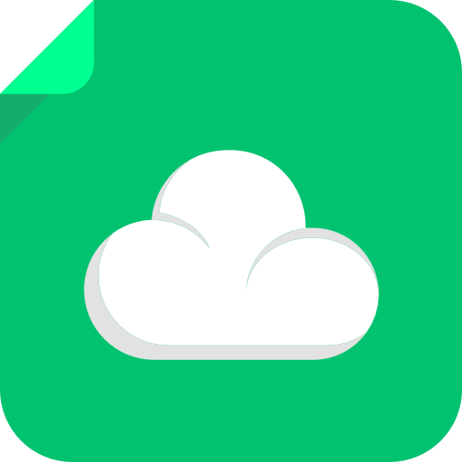 512x512 Cloud Icon Square Iconset Flat