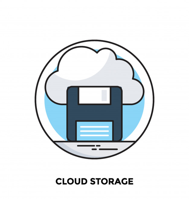 626x658 Cloud Storage Flat Icon Vector Premium Download