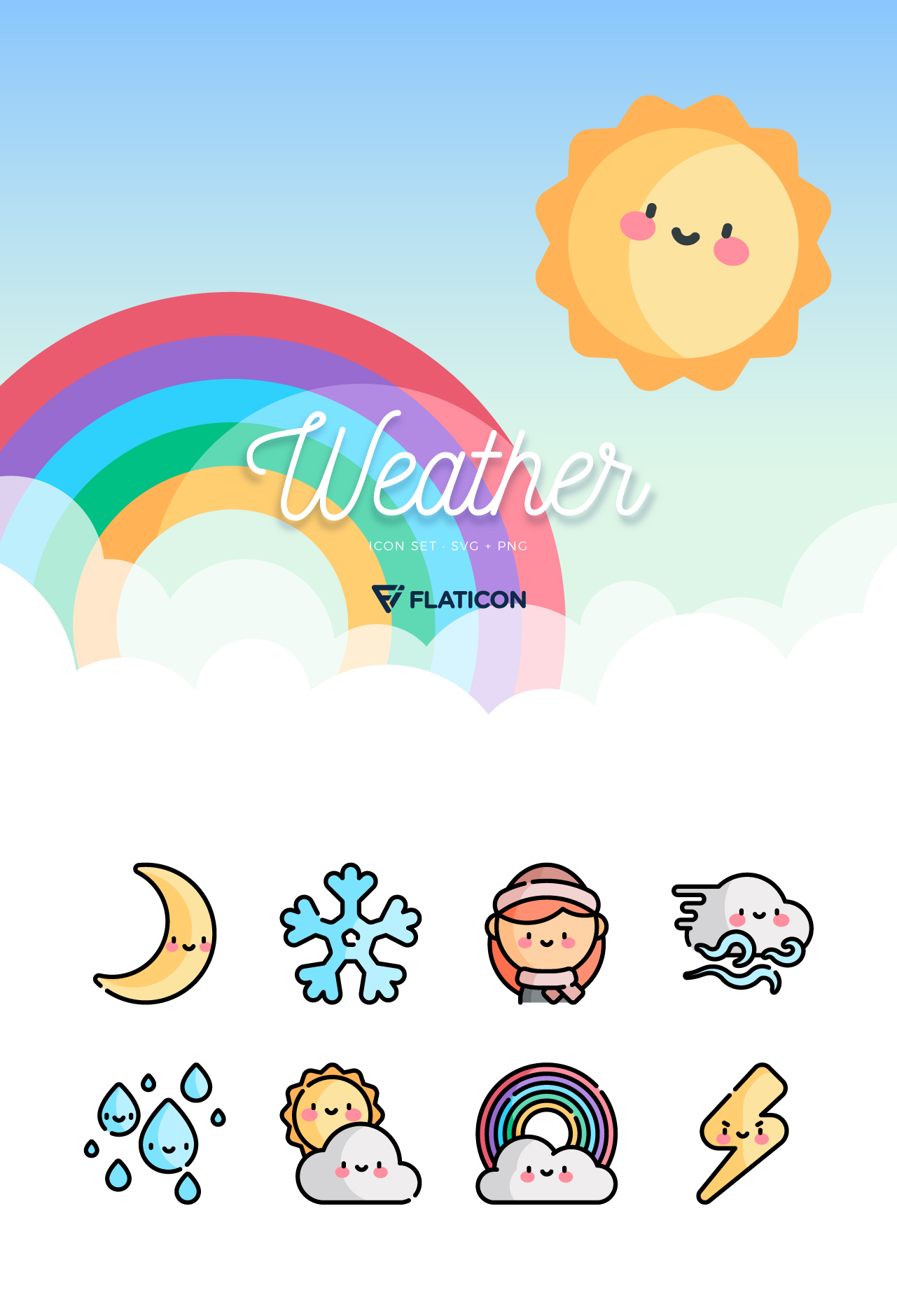1281x1879 On Cloud Nine With Flaticon New Freebie