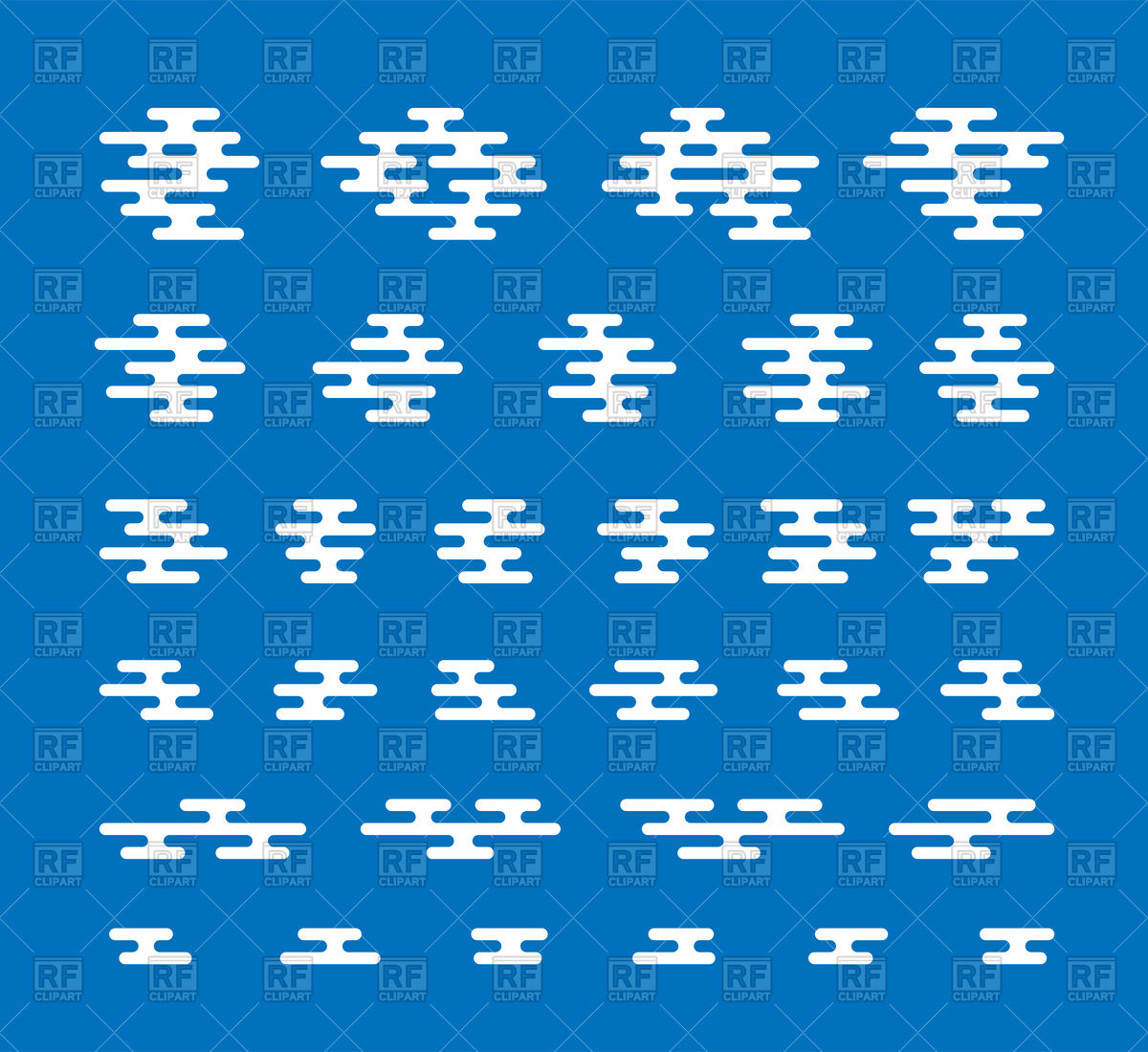 1200x1100 Smoke And Cloud Flat Icons On Blue Vector Image Of Icons