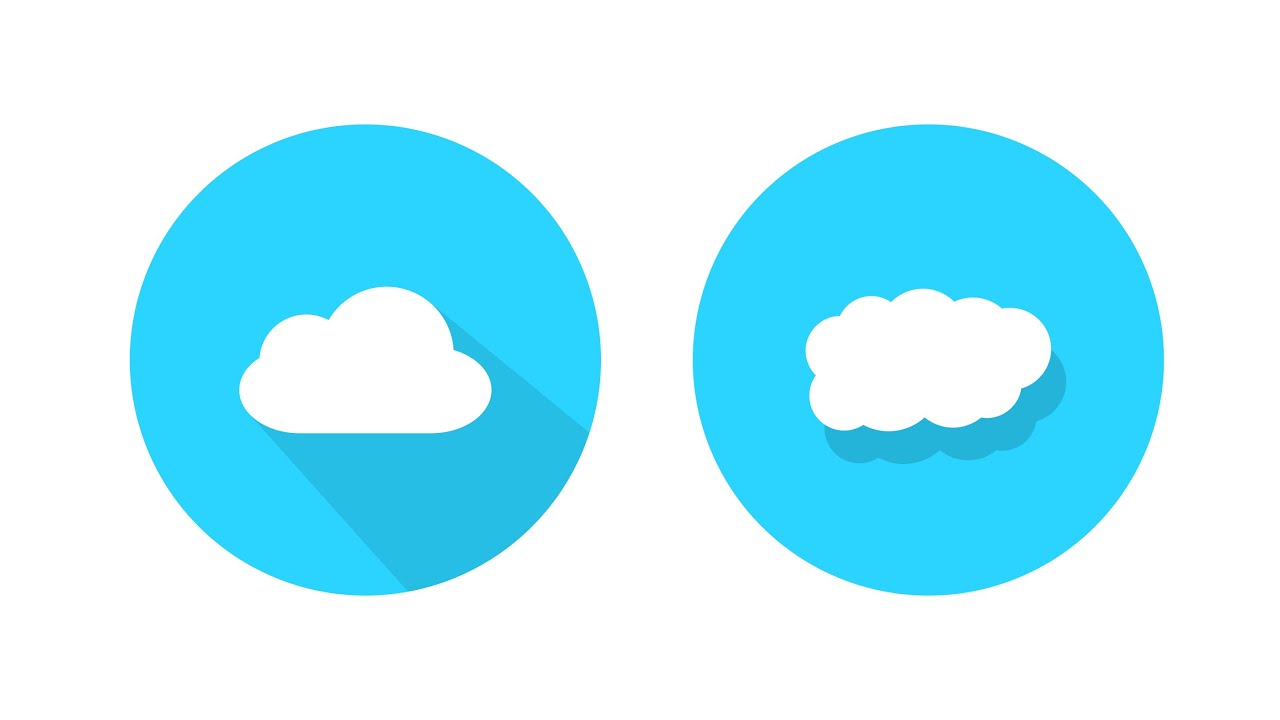 1280x720 Cloud Flat Icon
