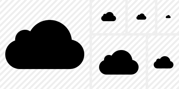 580x290 Cloud Icon Symbol Black Professional Stock Icon And Free Sets