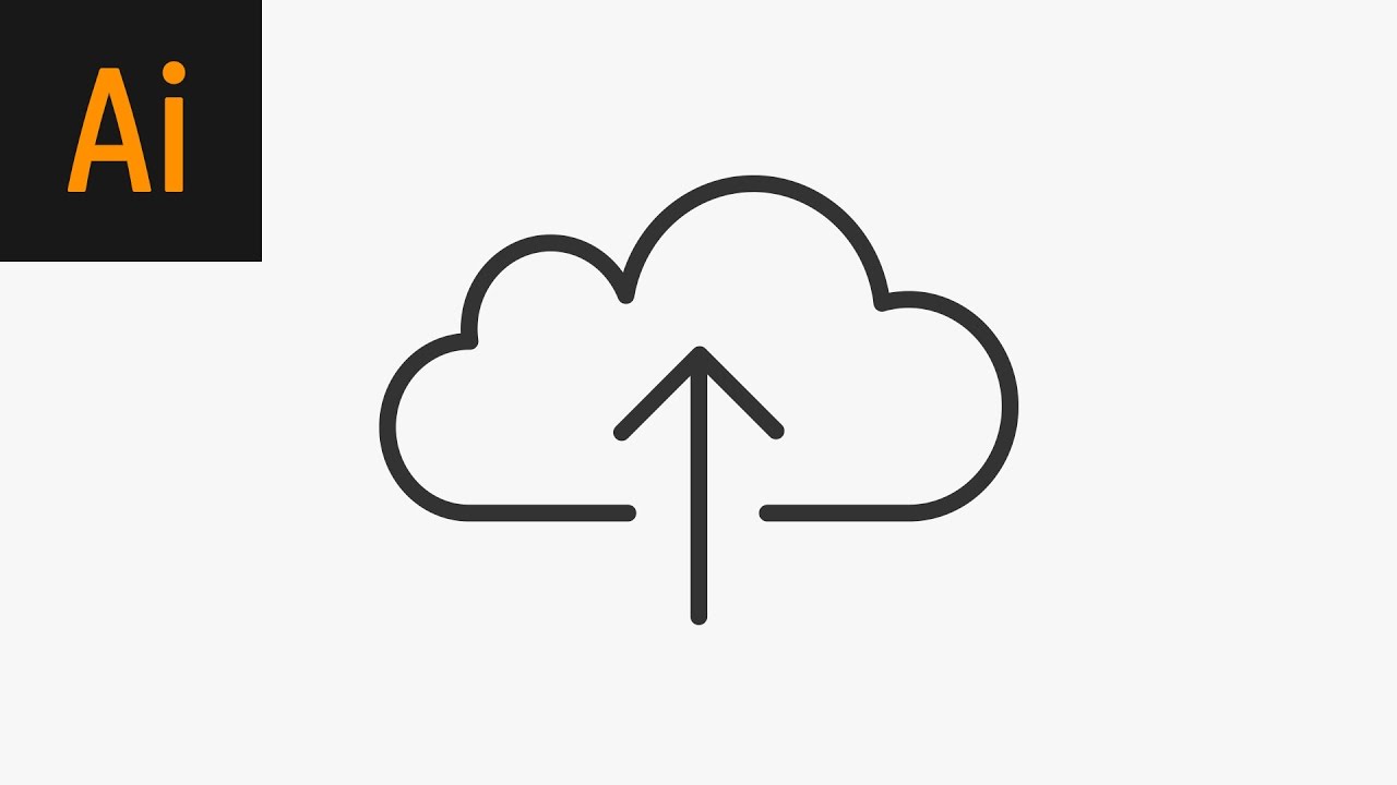1280x720 Design A Cloud Icon Illustrator Tutorial