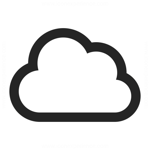 512x512 Cloud Icon Iconexperience