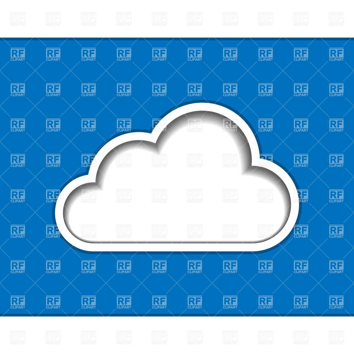 1200x1200 Cloud Icon Vector Image Of Objects Frbird