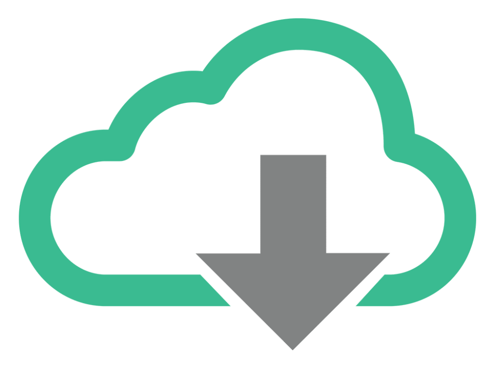 1000x750 Cloud Download Vector Icon Free Vector Icons Vector Icons