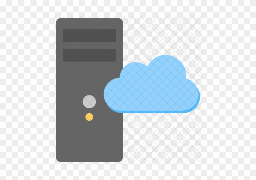 Cloud Based Server Icon 840x592 Cloud Based Server Icon