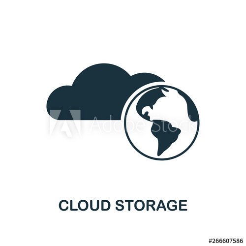 500x500 Cloud Storage Icon Creative Element Design From Icons Collection