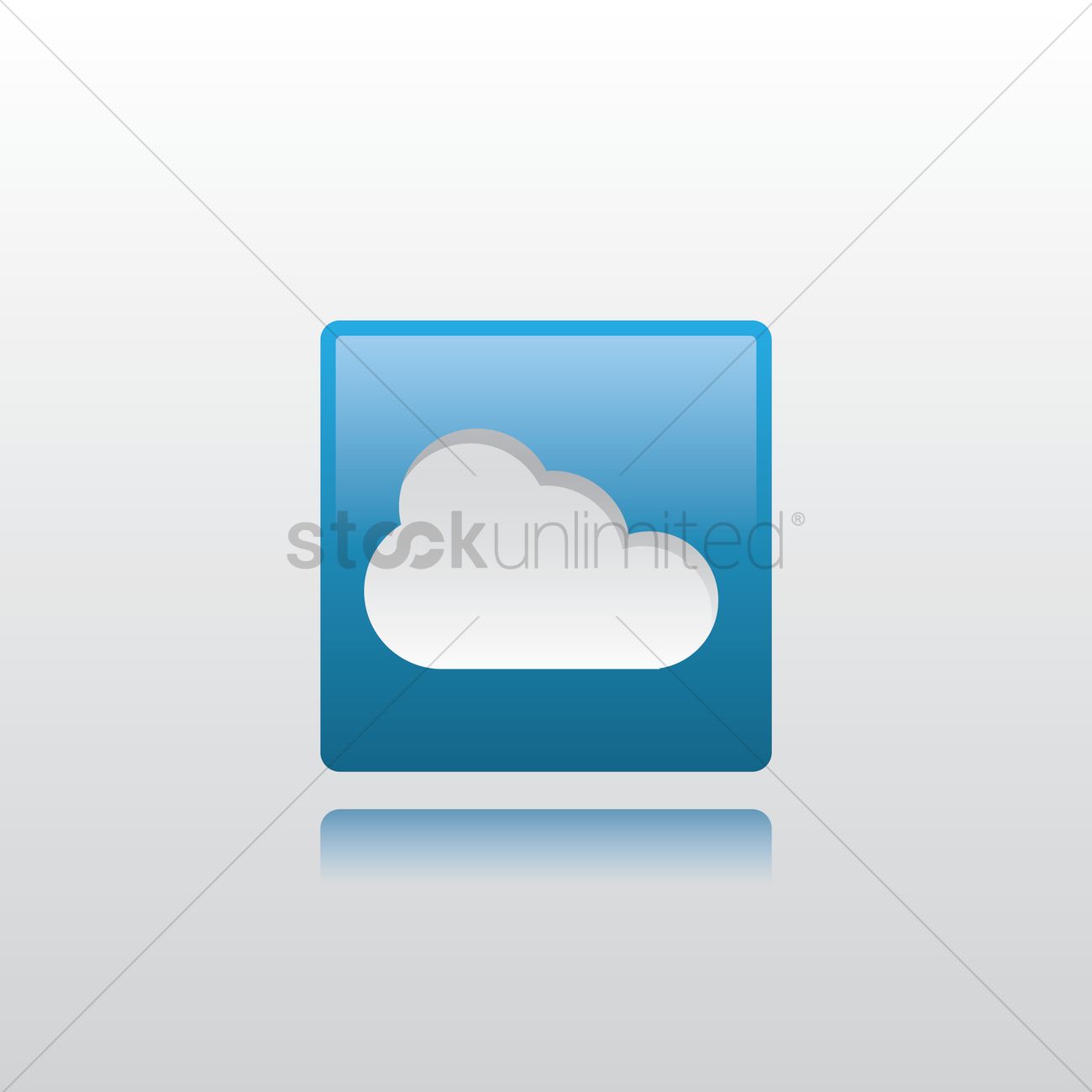 1300x1300 Cloud Computing Icon Vector Image