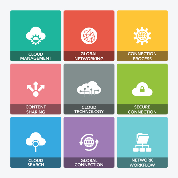 600x602 Cloud Data Technology Icons Set Free Download