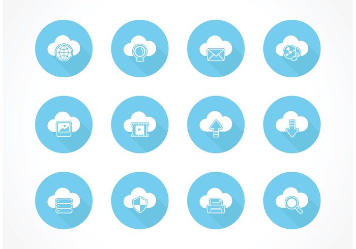 700x490 Free Cloud Computing Vector Icons