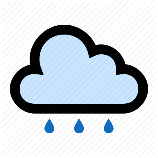 512x512 Cloud, Cloudy, Drizzle, Rain, Raining Icon