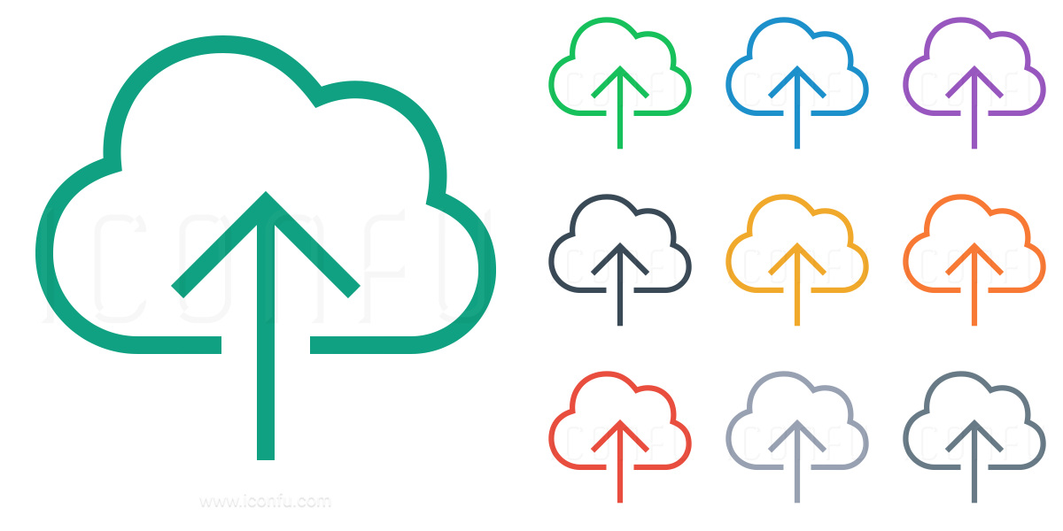 1200x600 Cloud Upload Icon