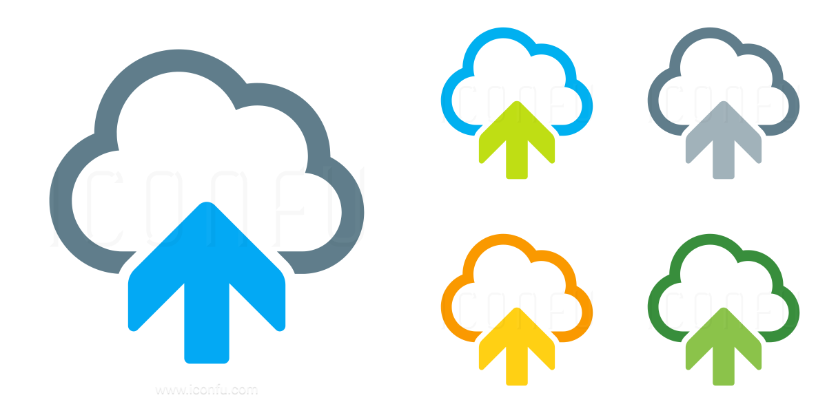1200x600 Cloud Upload Icon