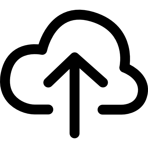 512x512 Cloud Upload Arrow Icons Free Download