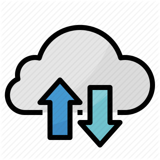 512x512 Cloud, Computing, Connecting, Download, Upload Icon