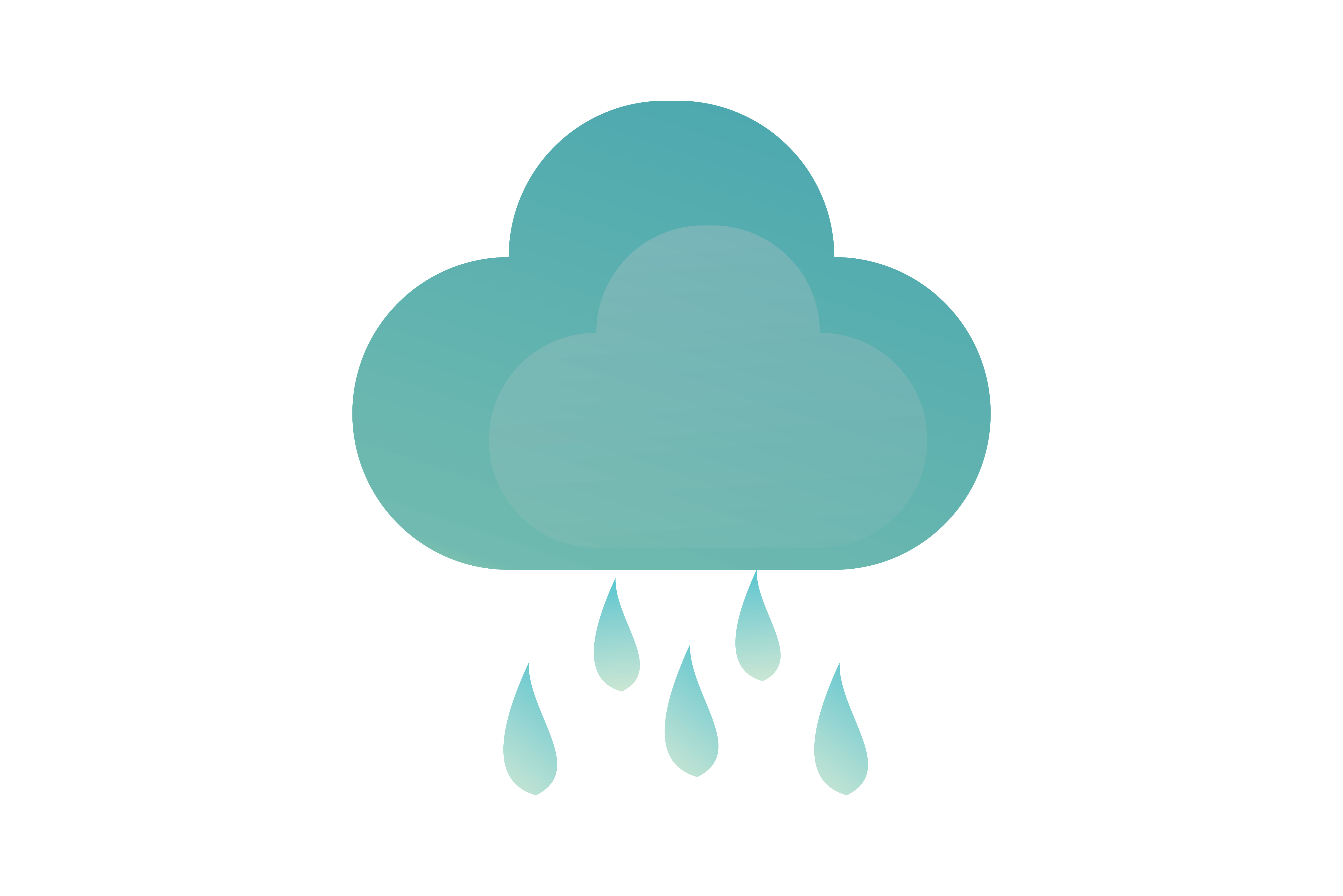 5800x3870 Rain Clouds Icon Graphic