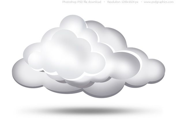 610x458 Simple Cloud Cut Out Template Simple Clouds Icon Templates
