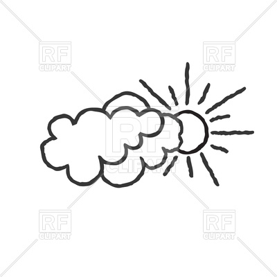 400x400 Sun With Clouds Icon