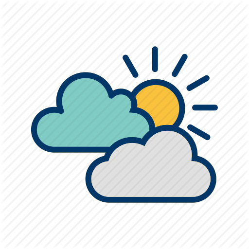 512x512 Cloud, Sun, Sun And Clouds Icon
