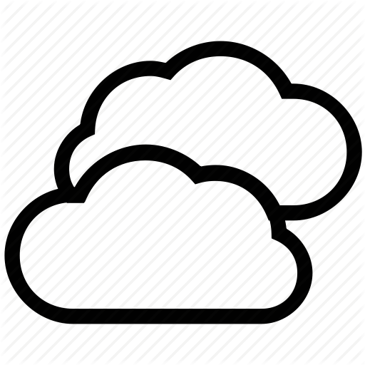 512x512 Clouds, Modern Clouds, Puffy, Sky Clouds Icon