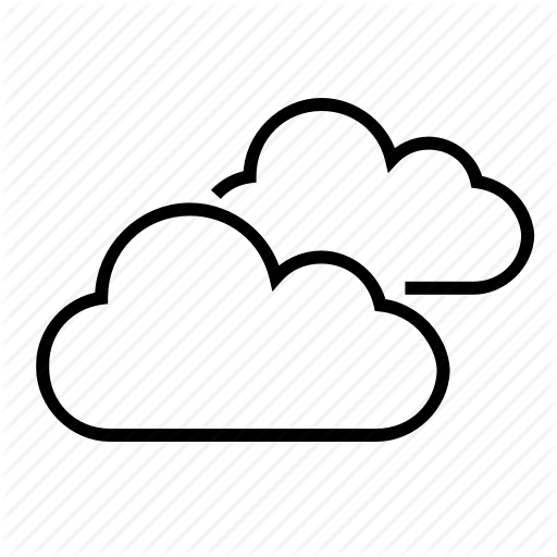 512x512 Clouds, Cloudy, Partly Cloudy, Weather Forecast Icon