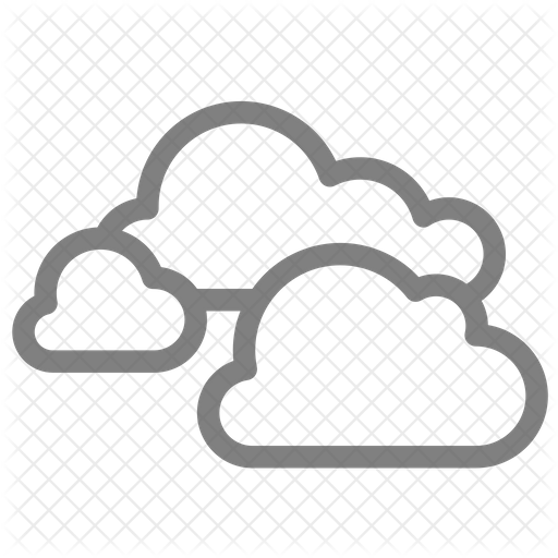 512x512 Cloudy Weather Icon Of Line Style