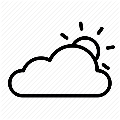 512x512 Cloud, Clouds, Nature, Partly Cloudy, Partly Sunny, Sun, Weather Icon
