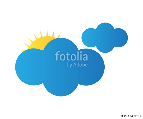 500x417 Vector Cloudy Weather Icon