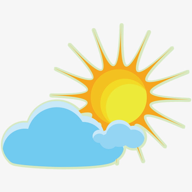 650x651 Vector Cloudy Weather Icon Material Free Graphics Uihere