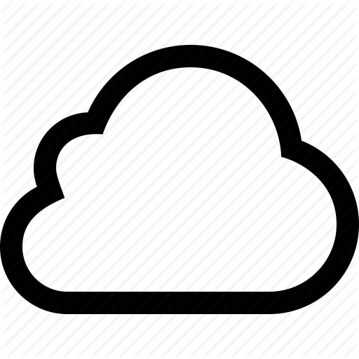 512x512 Cloud, Cloudy, Weather Icon