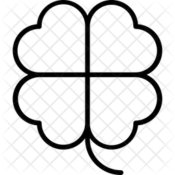 256x256 Clover Icon Of Line Style