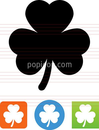 400x526 Vector Three Leaf Clover Icon