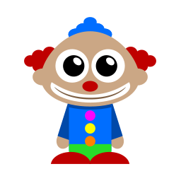 256x256 Clown Icon People Iconset Martin Berube