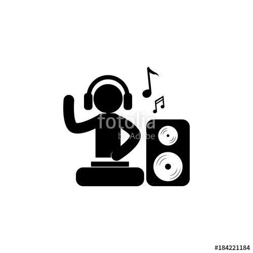 500x500 Dj Man In Headphones