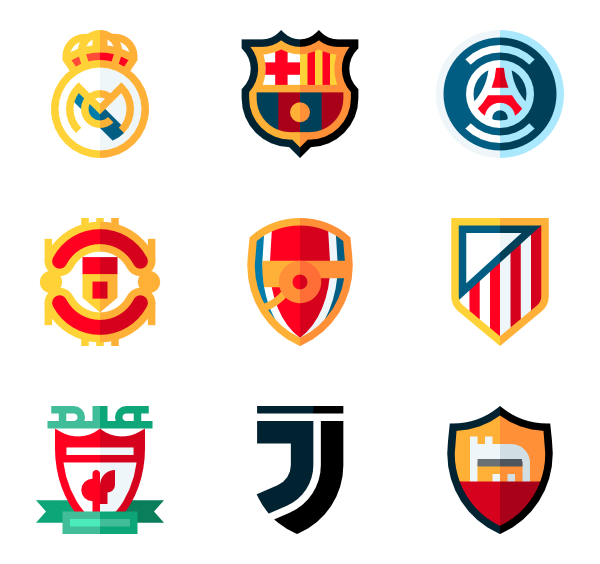 600x564 Football Club Icons