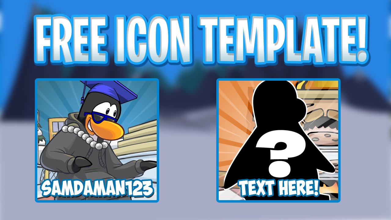 1280x720 Club Pengun Template Free Download