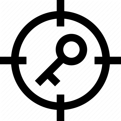 512x512 Aim, Bullseye, Clue, Goal, Key, Keyword, Target Icon