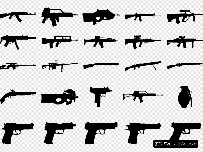800x600 Clue Guns Pack Clip Art, Icon
